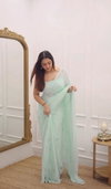 Tew Soft Georgette Hand Work Fancy Sarees Wholesale Price In Surat
